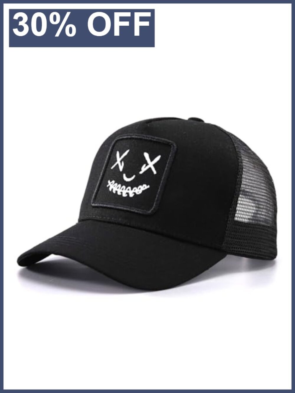 Unbranded Trucker Hat Mesh Back Adjustable Snapback Cap for Men Women